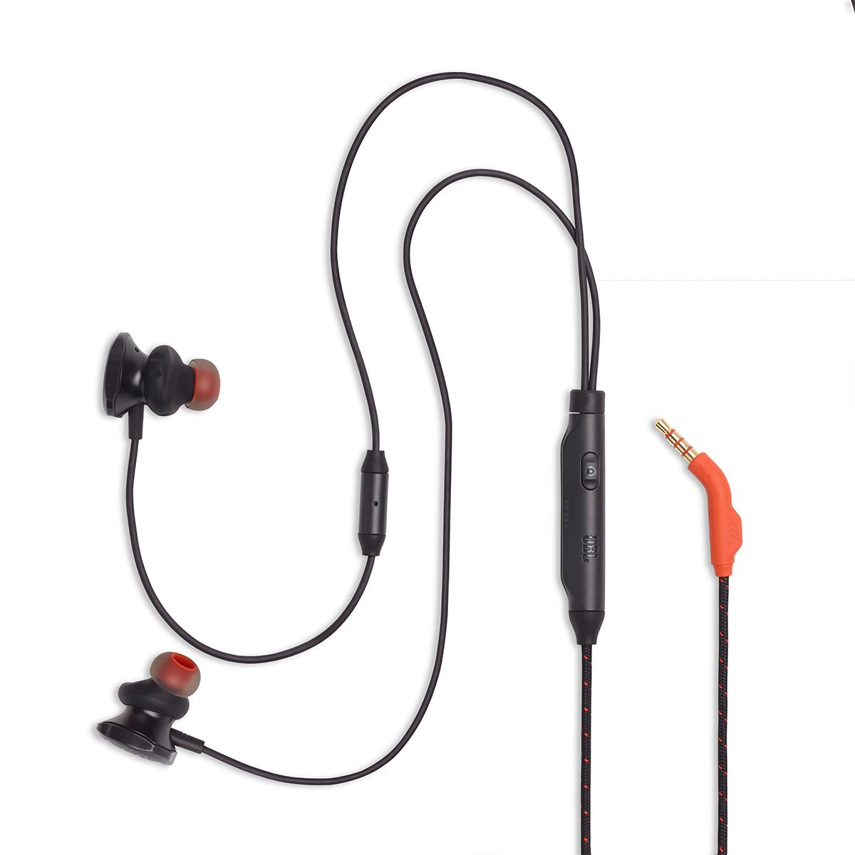 Fone De Ouvido Gamer Jbl Quantum 50 In-Ear Twistlock Preto