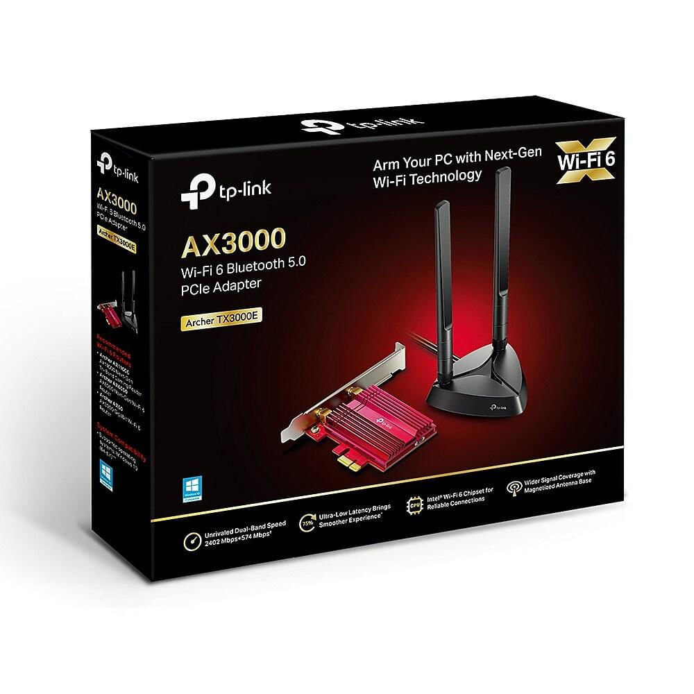 Placa De Rede Wireless Tp-Link Wifi 6 Ax3000 - Archer Tx3000e (Dual Band, Pci-E, Bluetooth 5.0, Mu-Mimo, Ofdma) Tp-Link