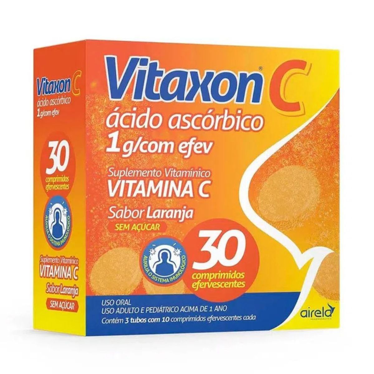 Vitaxon-C-Laranja-1-g-com-30-Comprimidos-Efervescentes-Principal