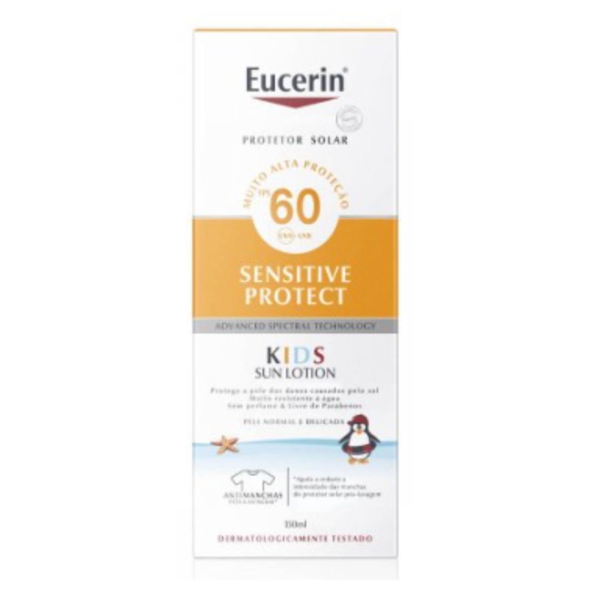 Protetor-Solar-Infantil-Eucerin-Sensitive-Protect-Kids-Sun-Lotion-FPS-60-com-150-ml-Principal