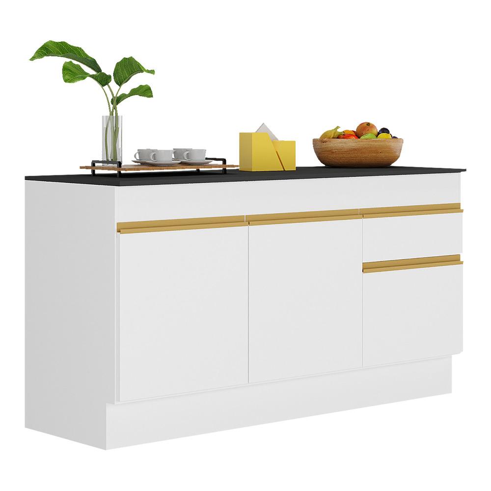 Branco/Dourado