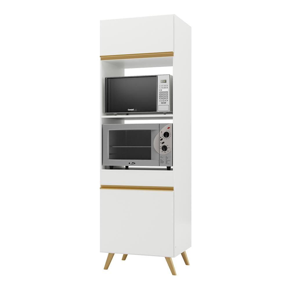 Branco/Dourado