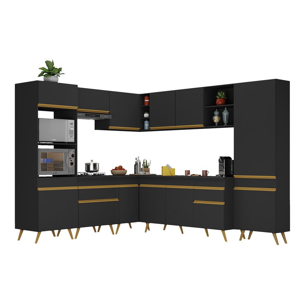 Preto/Dourado