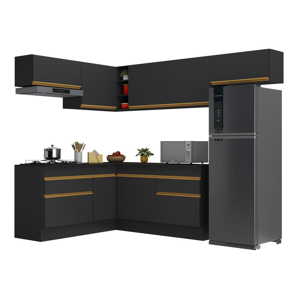 Preto/Dourado