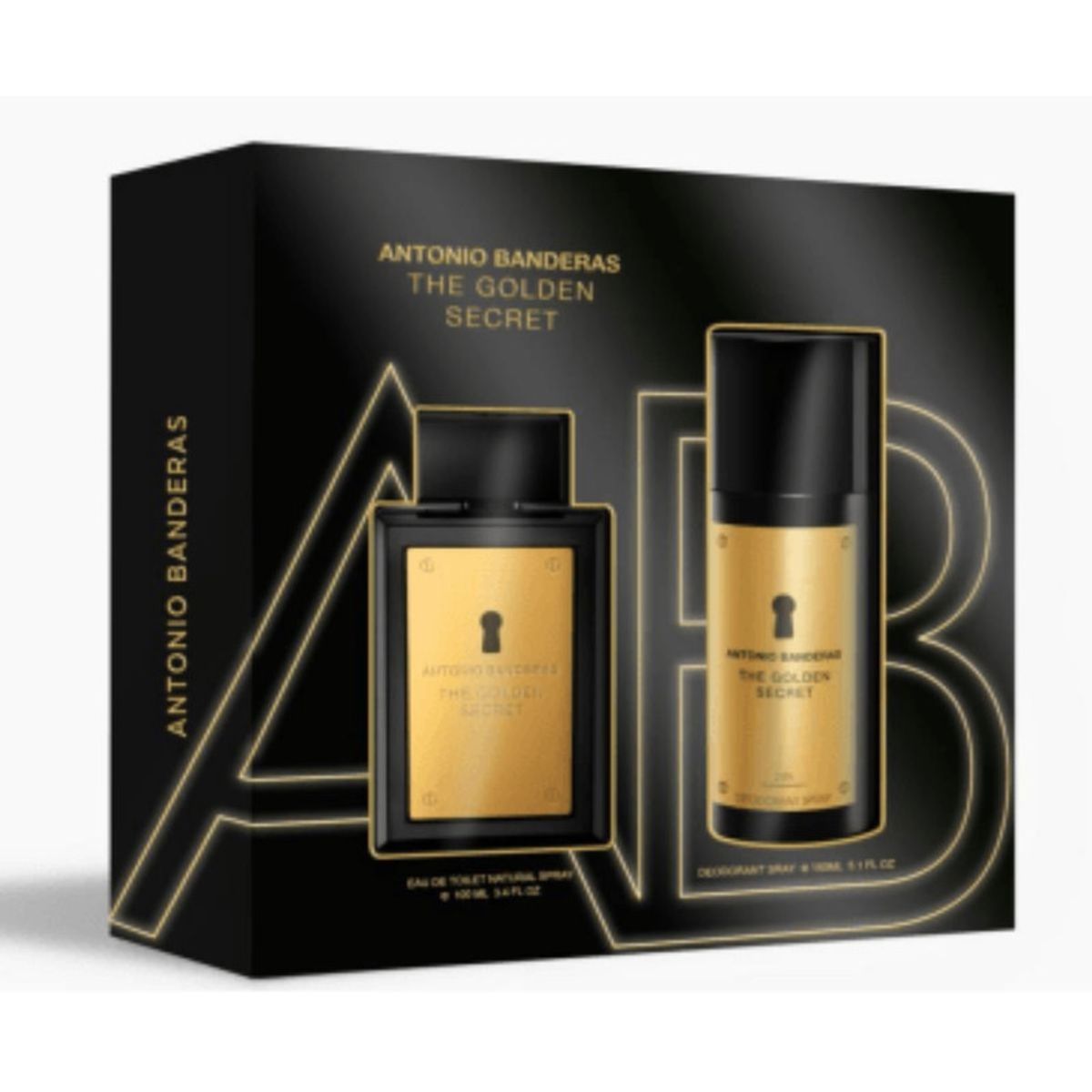 Kit-Antonio-Banderas-Com-Perfume-Golden-Secret-100ml---Deo-150ml-Principal
