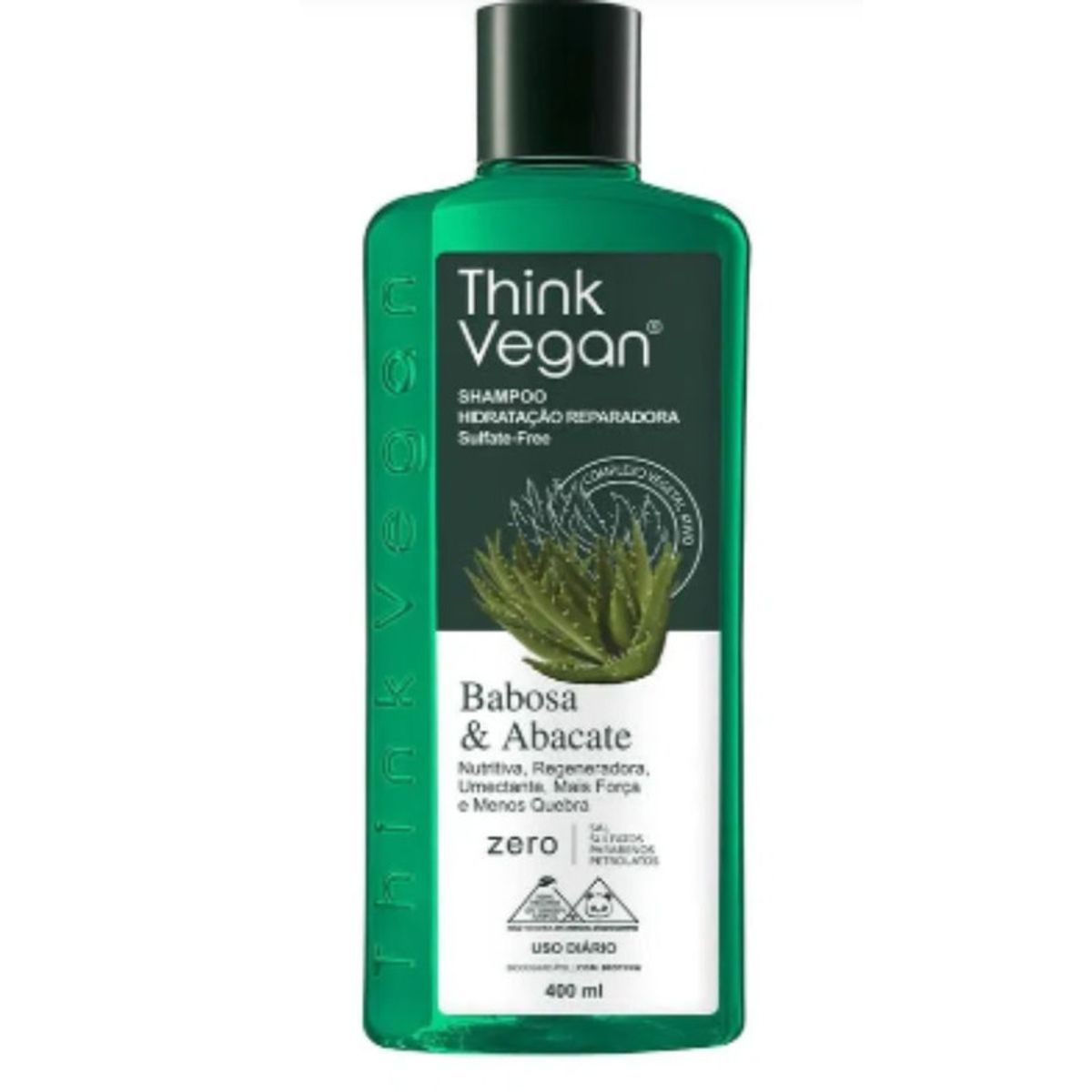 Shampoo-Hidratacao-Babosa-e-Abacate-Think-Vegan-400ml-Frente