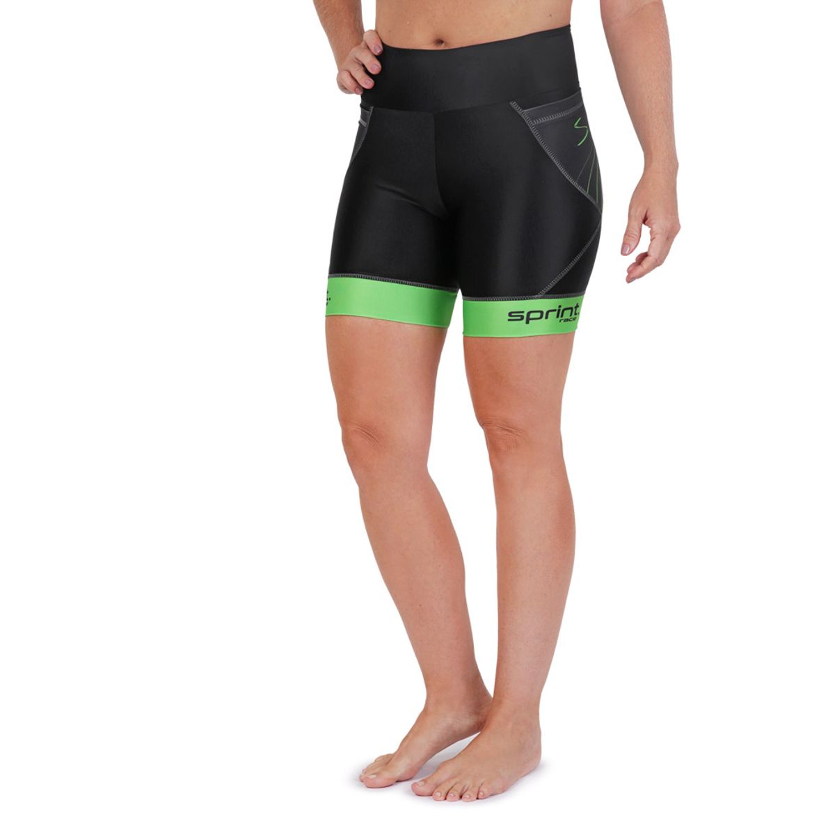 Bermuda-de-Compressao-para-Corrida-Sprint-Race-Feminina-Verde-Com-Bolso