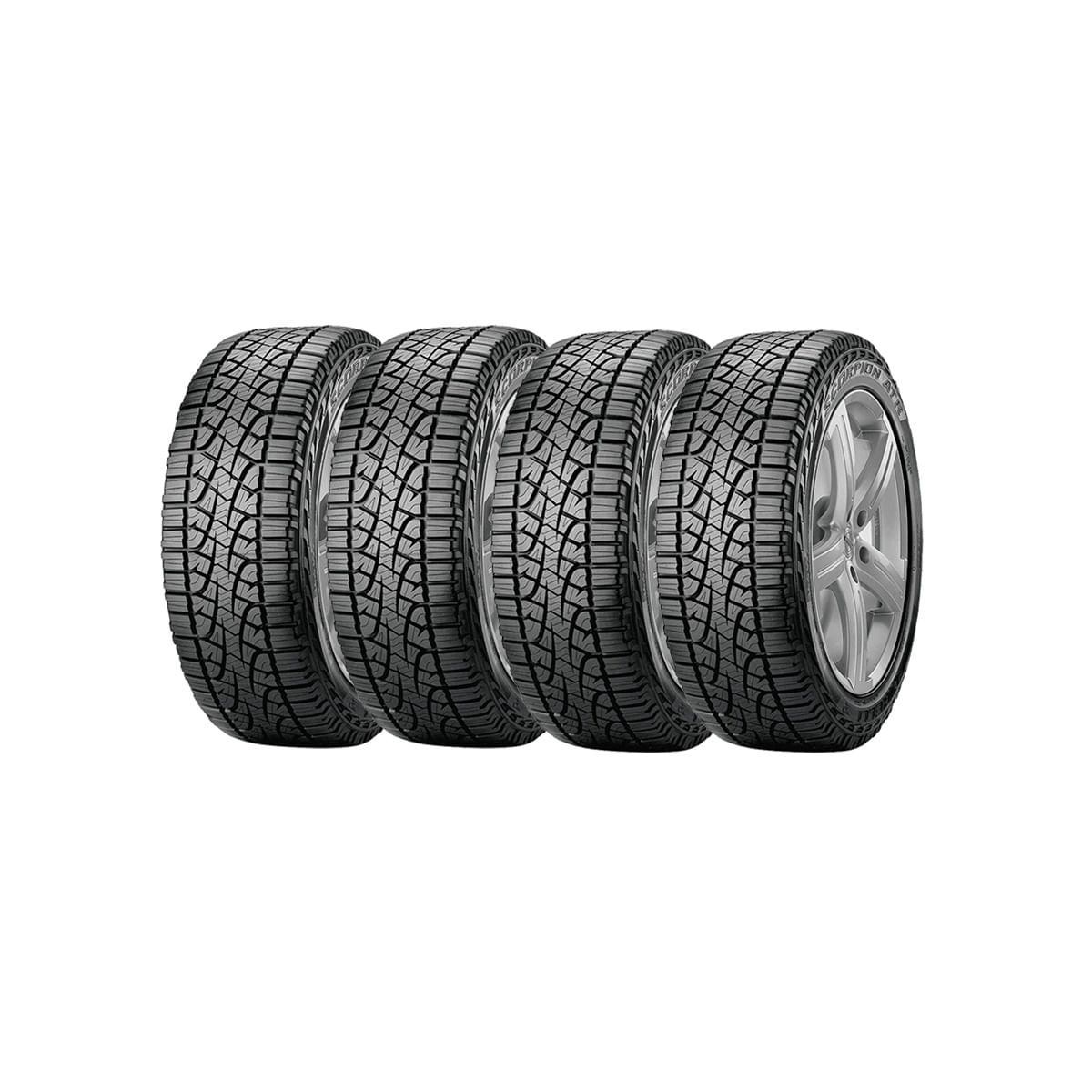 Kit 4 Pneus Aro 17 225-65R17 Pirelli Scorpion Atr