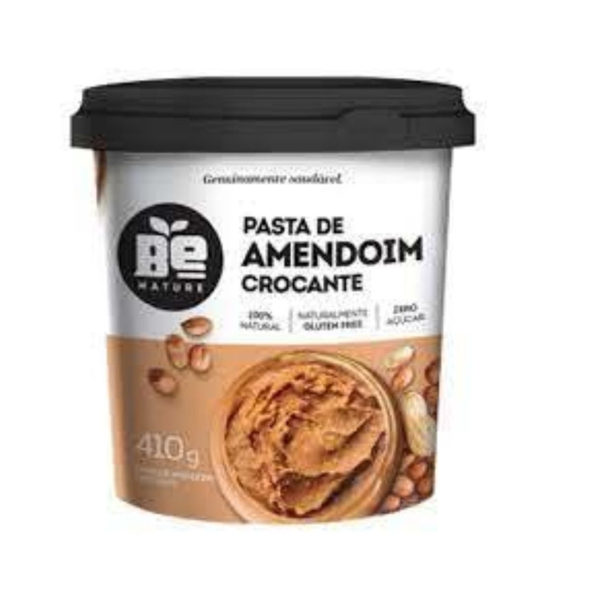 Pasta-de-Amendoim-Crocante-Be-Nature-410g-Frente-