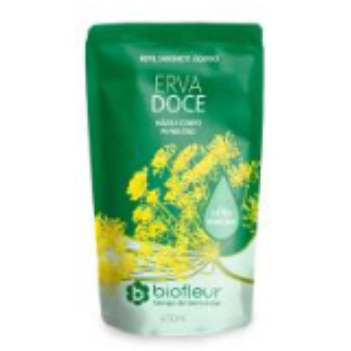 Sabonete-Liquido-Erva-Doce-Refil-Biofleur-450ml-Frente