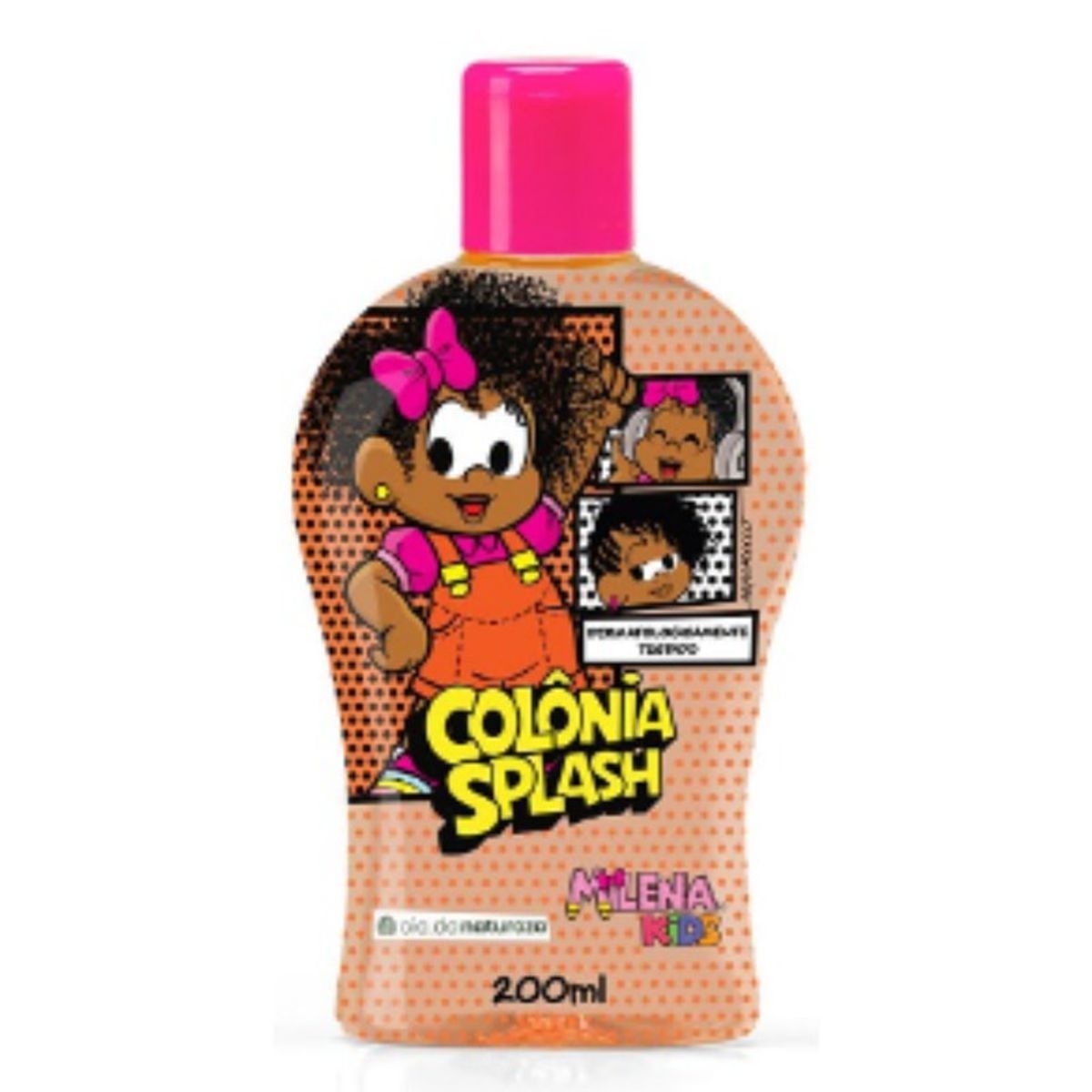 Colonia-Splash-Milena-Cia-da-Natureza-200ml-Frente