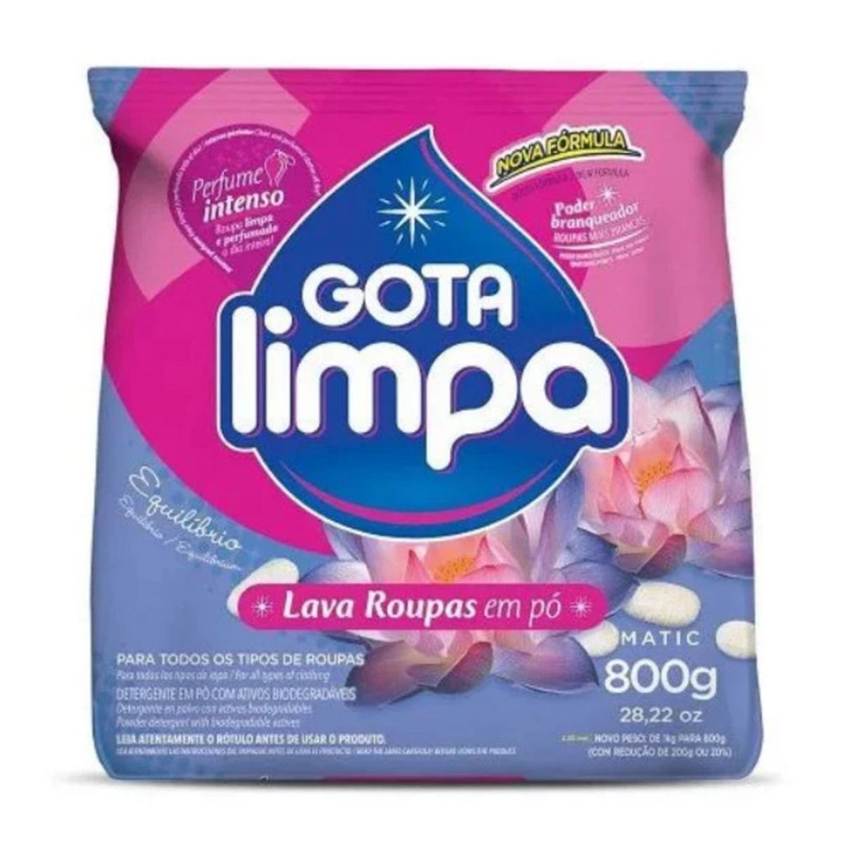 Lava-Roupas-Em-Po-Equilibrio-Gota-Limpa-Com-800g-Principal