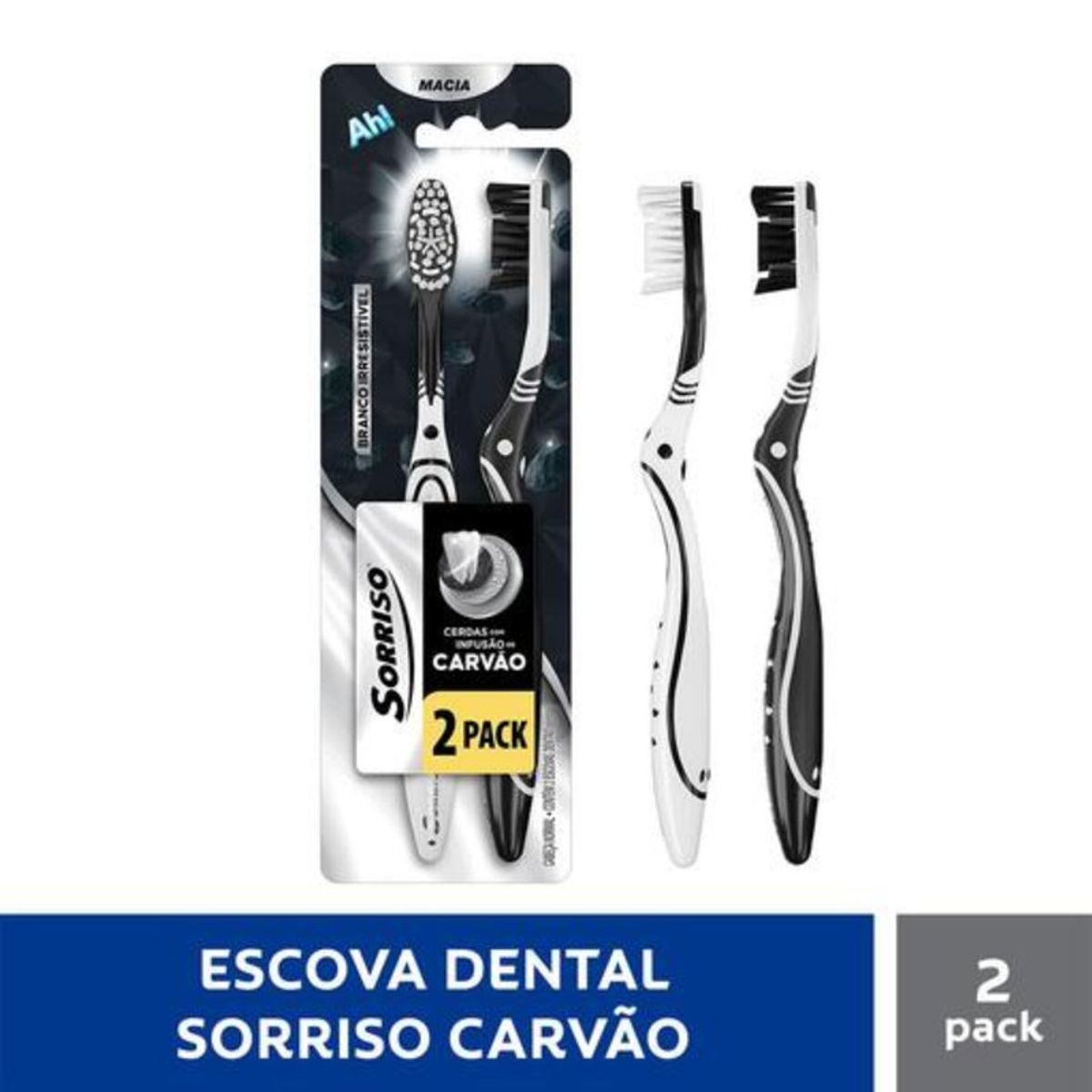 Escova-de-Dente-Cerdas-com-Infusao-de-Carvao-Sorriso-2-Unidades-Principal