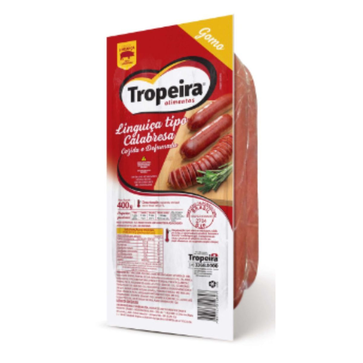 Linguica-Calabresa-Fina-Tropeira-400g-Frente