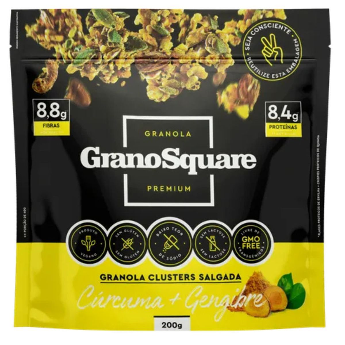 Granola-Clusters-Salgada-Vegana-Grano-Square-200g-Principal