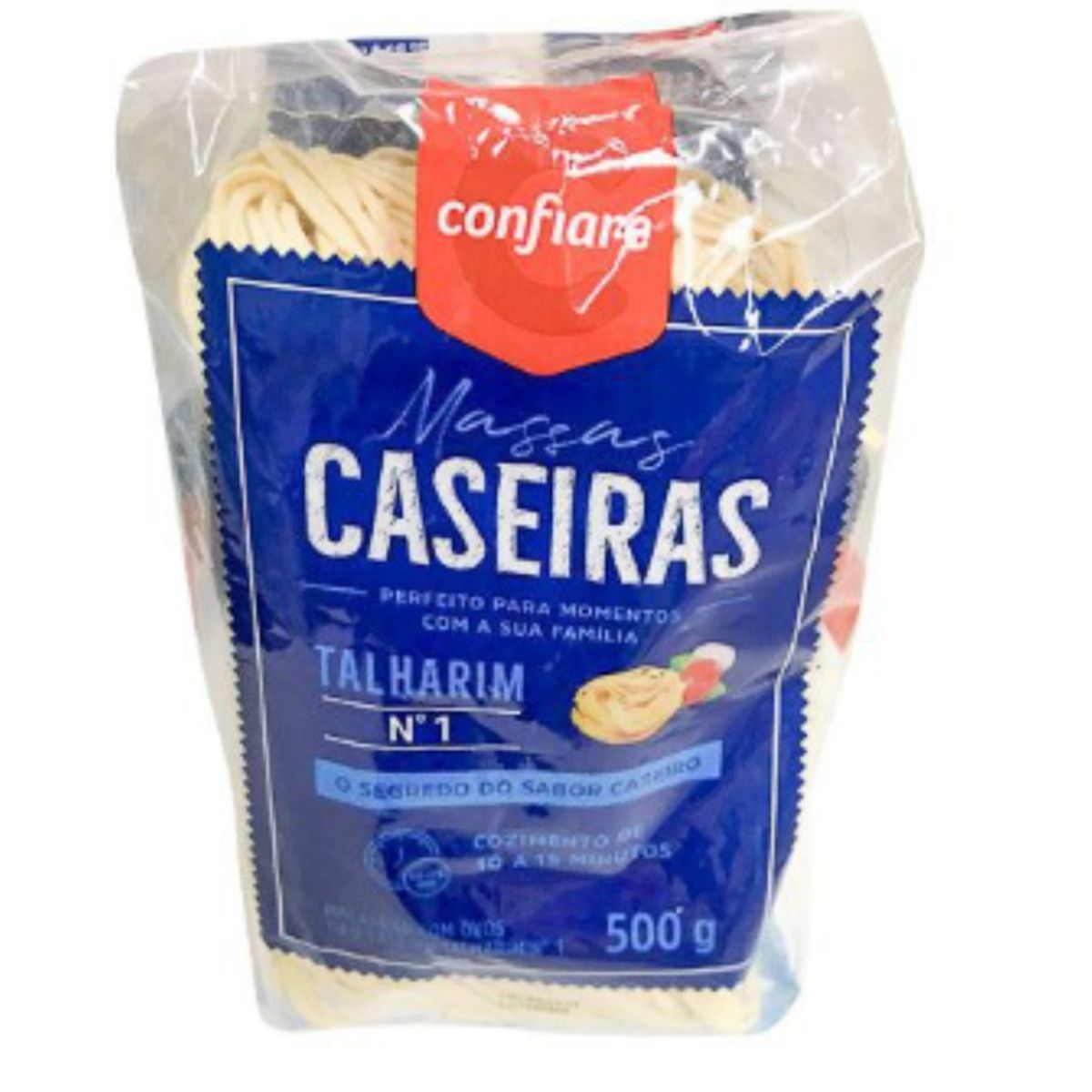 Massa-Caseira-De-Talharim-Confiare-500g-Frente-