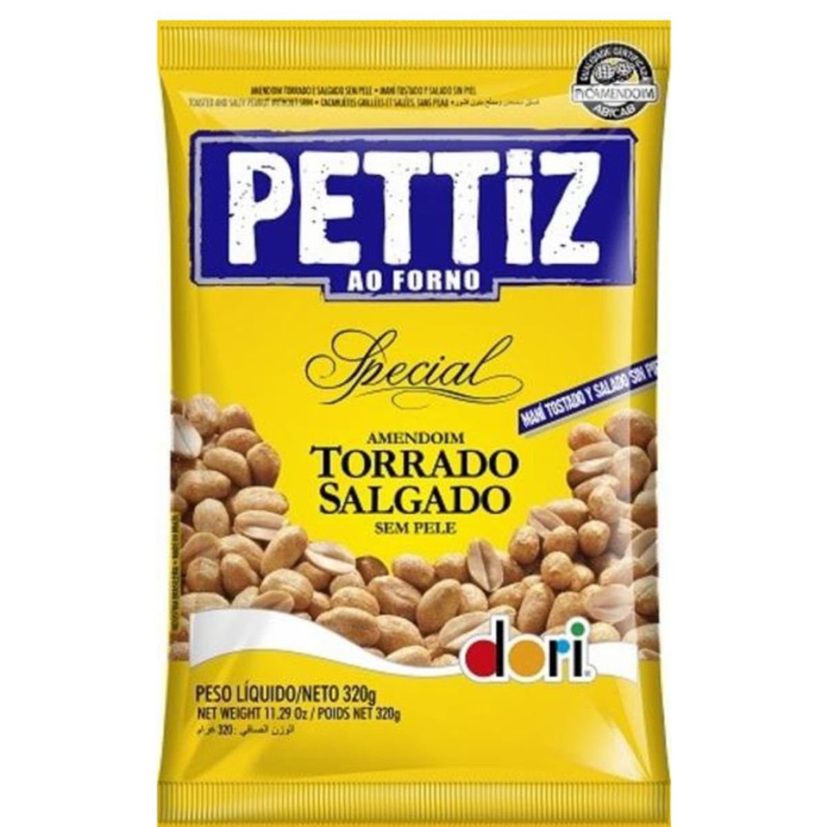 Amendoim-Torrado-Salgado-sem-Pele-Special-Dori-Pettiz-Pacote-320g-Principal