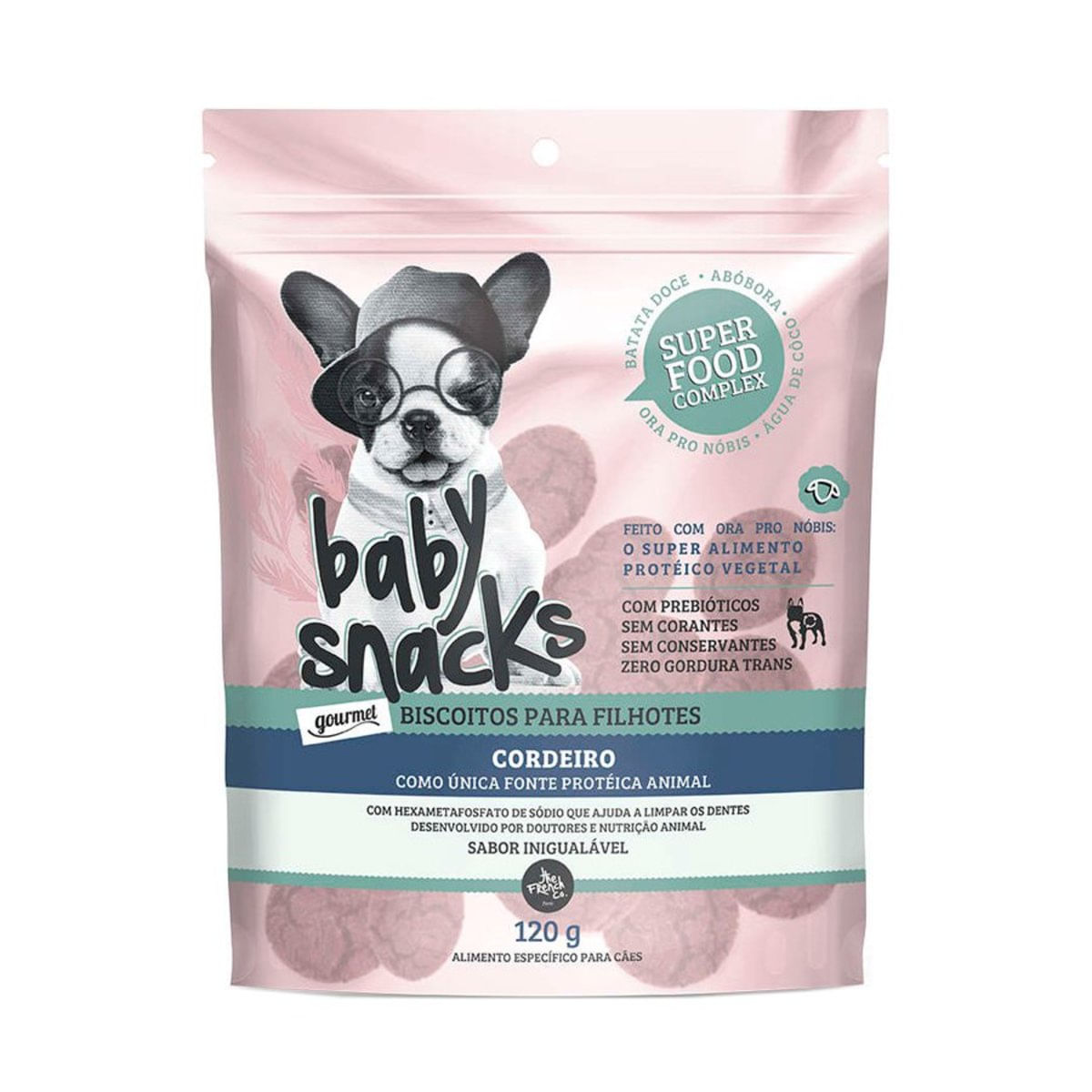 Biscoito The French Para Cães Filhotes 120G