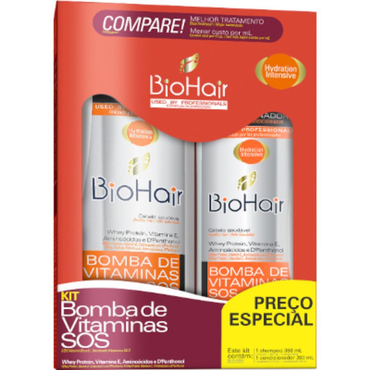 Kit-Shampoo-350ml-e-Condicionador-200ml-Bomba-de-Vitaminas-SOS-Biohair-Principal