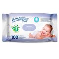 Toalha-Umedecida-Extrato-de-Aloe-Vera-Basic-Select-Wipes-Baby-100-Unidades-Principal