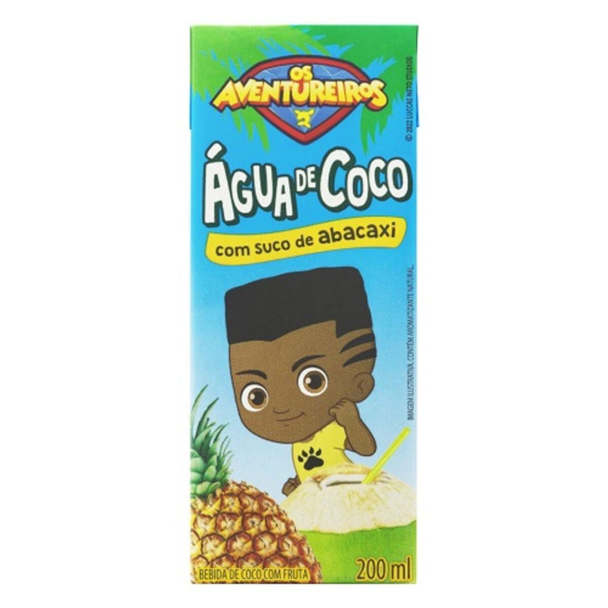 Agua-de-Coco-Os-Aventureiros-Sabor-Abacaxi-200ml-Principal