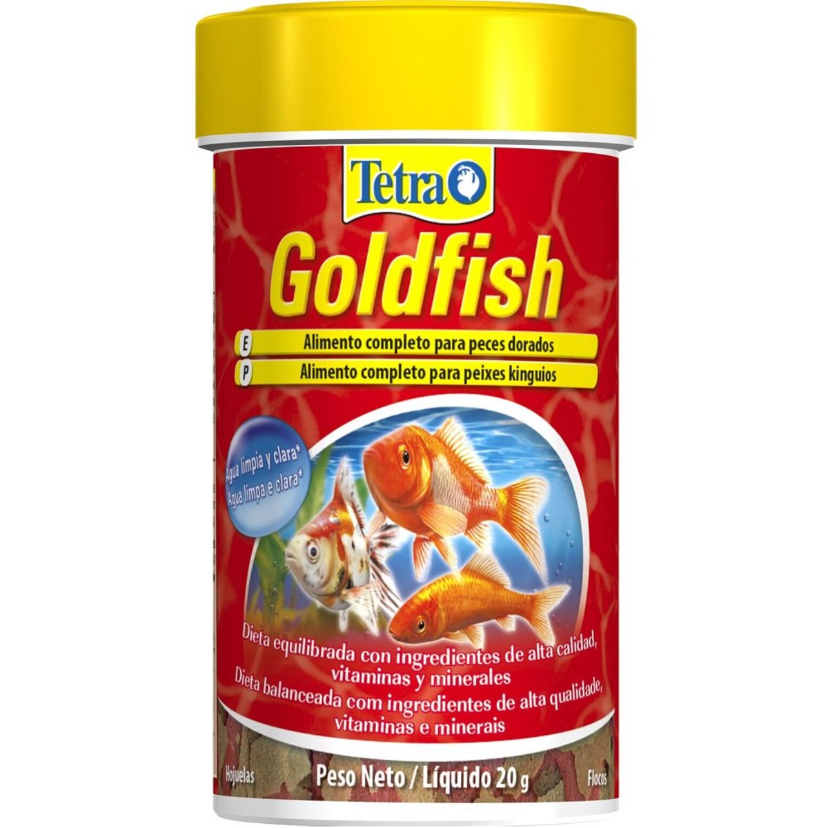 Alimento Para Peixe Tetra Peixe Goldfish Flakes - 20G