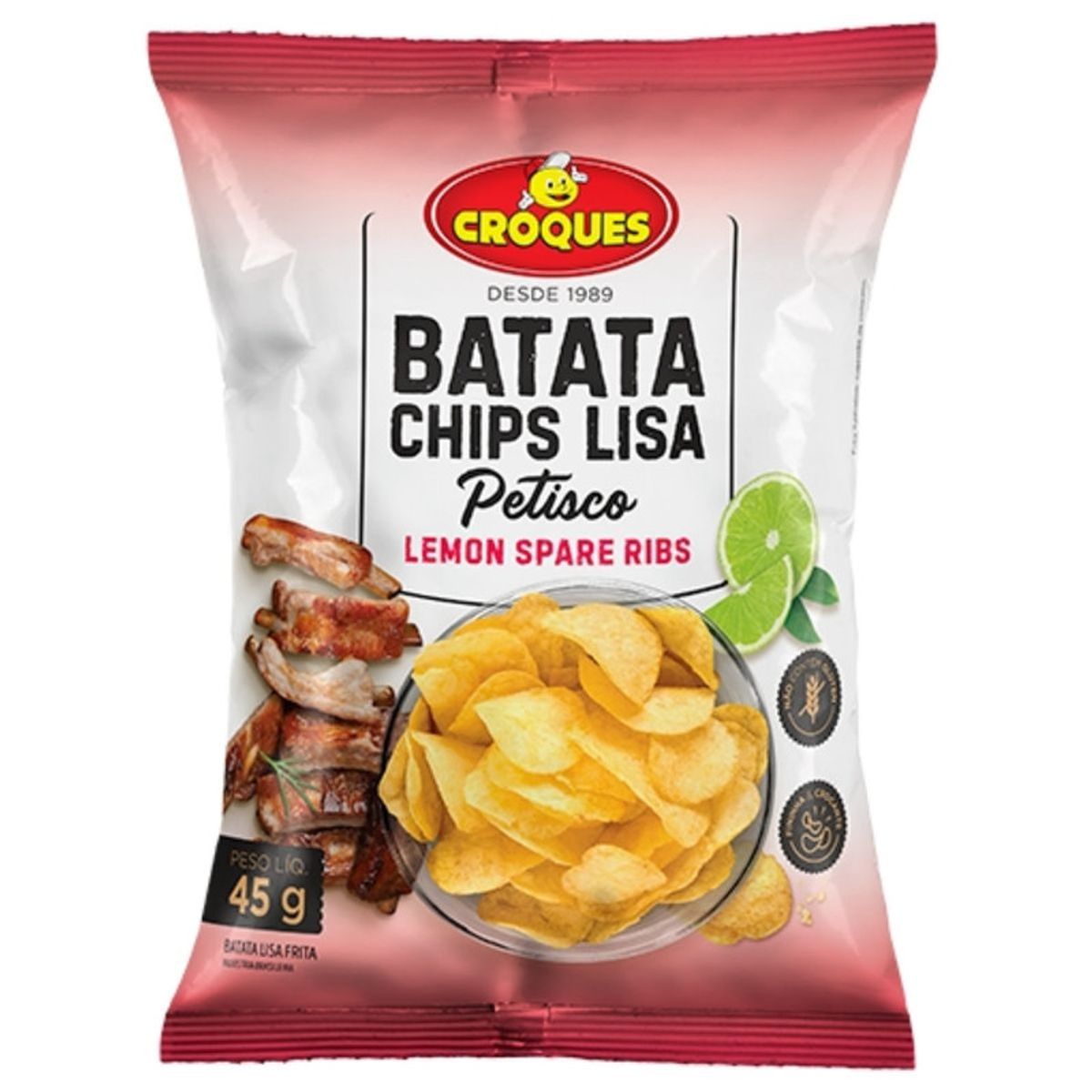 Batata-Chips-Lisa-Petisco-Lemon-Spare-Ribs-Croques-Pacote-45g.jpg-Principal