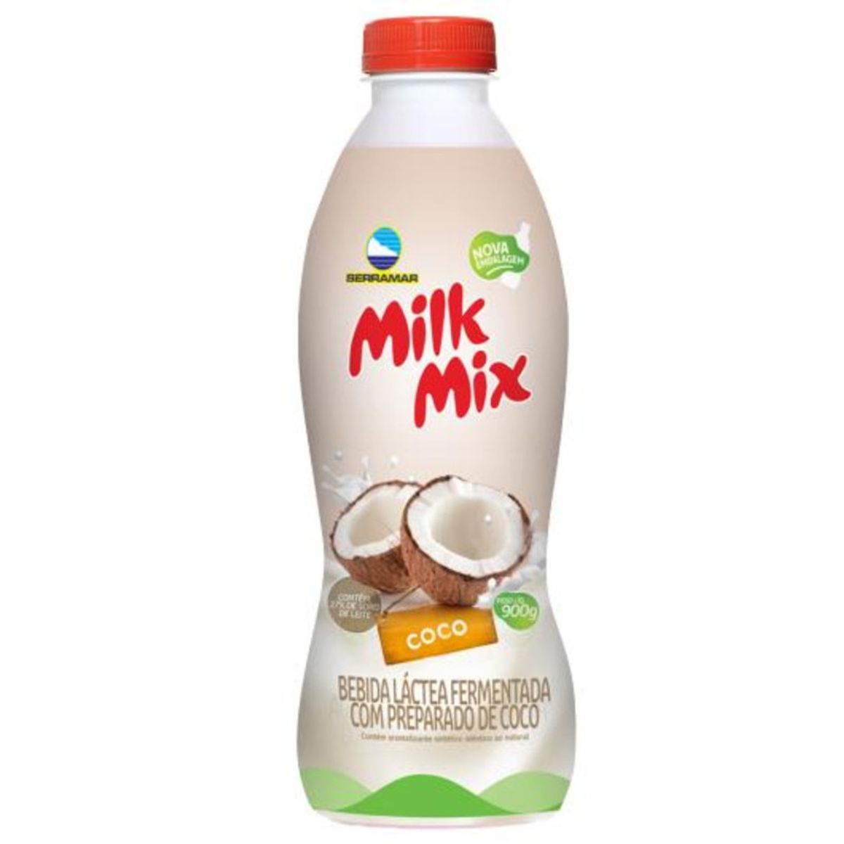 Iogurte-Liquido-Coco-Milk-Mix-Serramar-Garrafa-900g-Principal