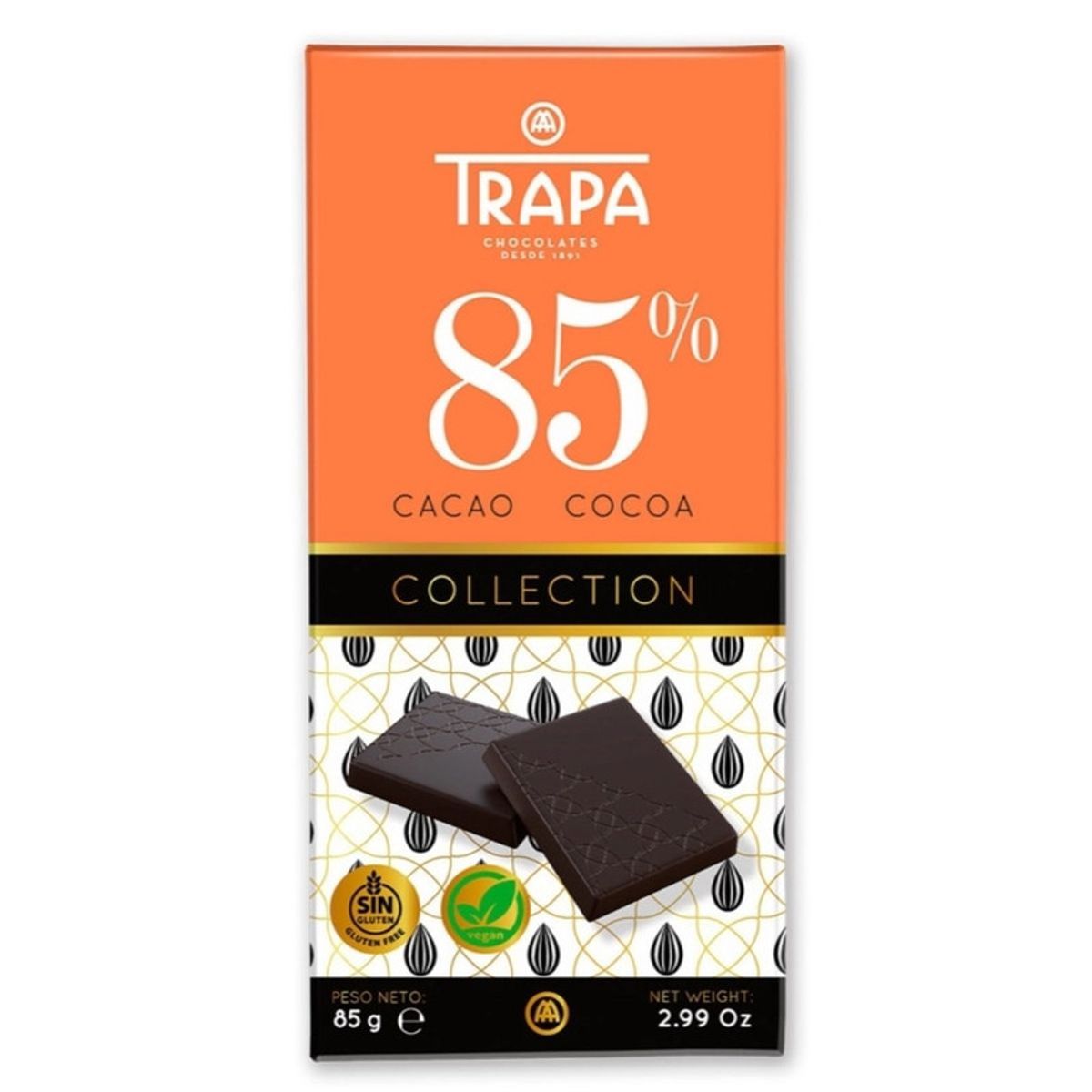 Chocolate-Amargo-85--Cacau-Vegano-Trapa-Espanha-85g.jpg-Principal