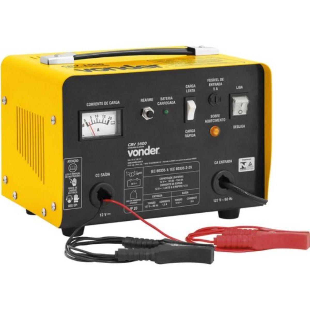 Carregador De Baterias 150A Cbv 1600 Vonder