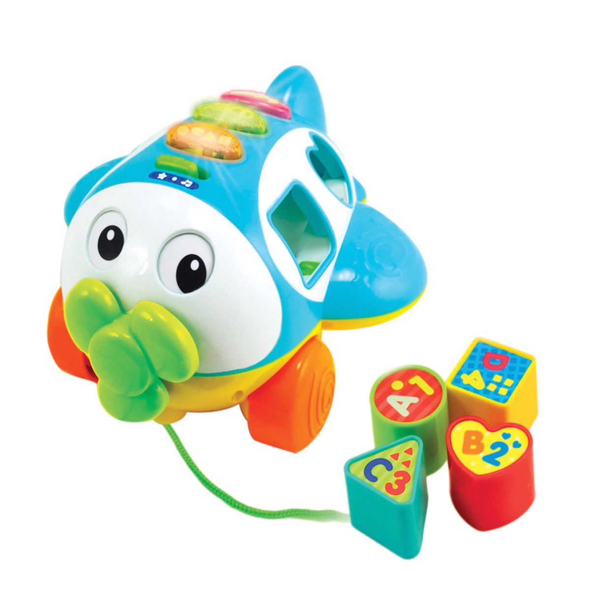 Aviãozinho De Atividades - Amiguinho Com Luzes E Sons - Winfun