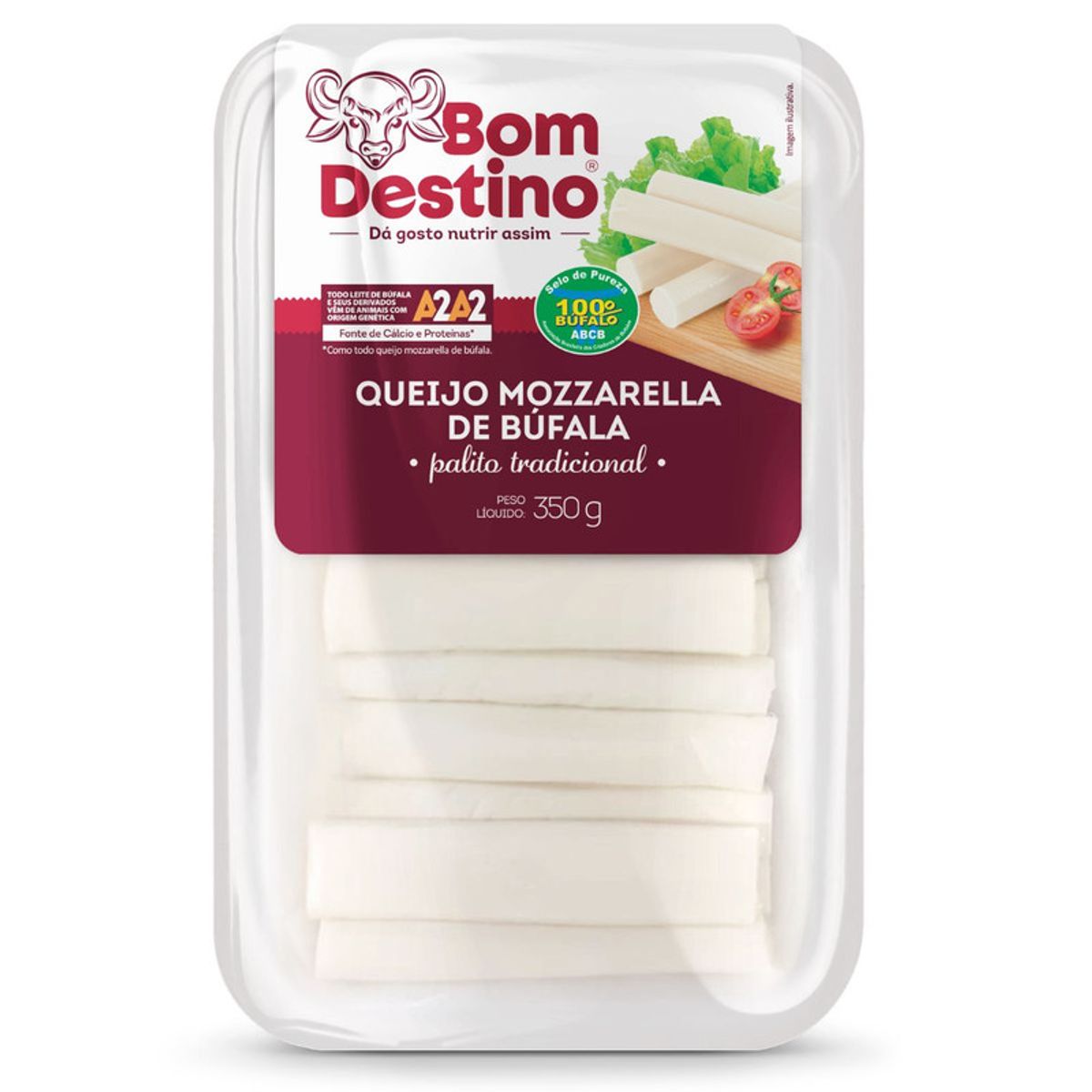 Queijo-Mozzarella-Bufala-Palito-Tradicional-Bom-Destino-Bandeja-350g-Principal