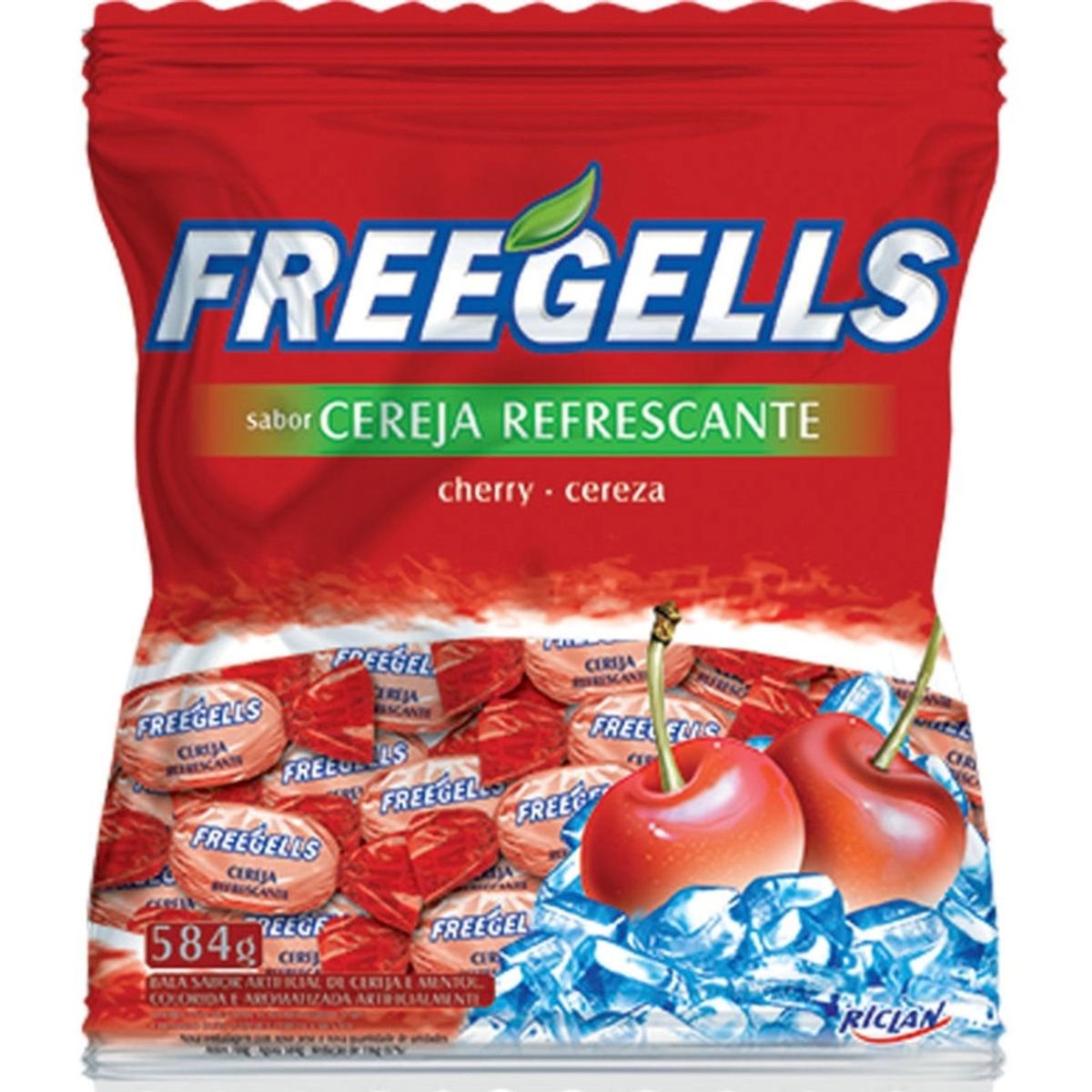 Bala-Dura-de-Cereja-Refrescante-Freegells-Pacote-584g-Principal