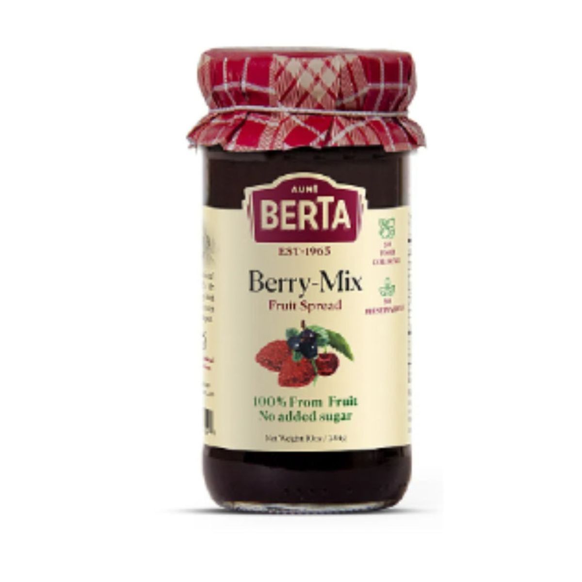 Geleia-Israelense-Frutas-Vermelhas-Sem-Acucar-Aunt-Berta-284g-Frente