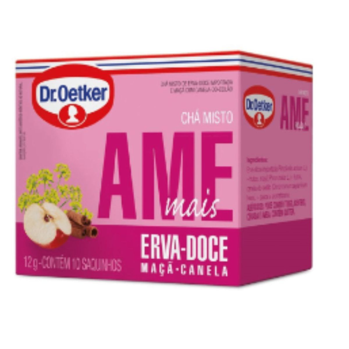 Cha-Misto-Ame-Mais-10-Unidades-Dr-Oetker-12g-Frente