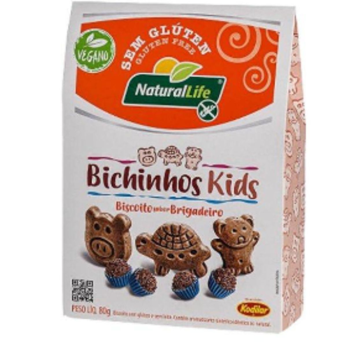 Biscoito-Vegano-Bichinhos-Kids-Brigadeiro-Kodilar-80g-Frente-