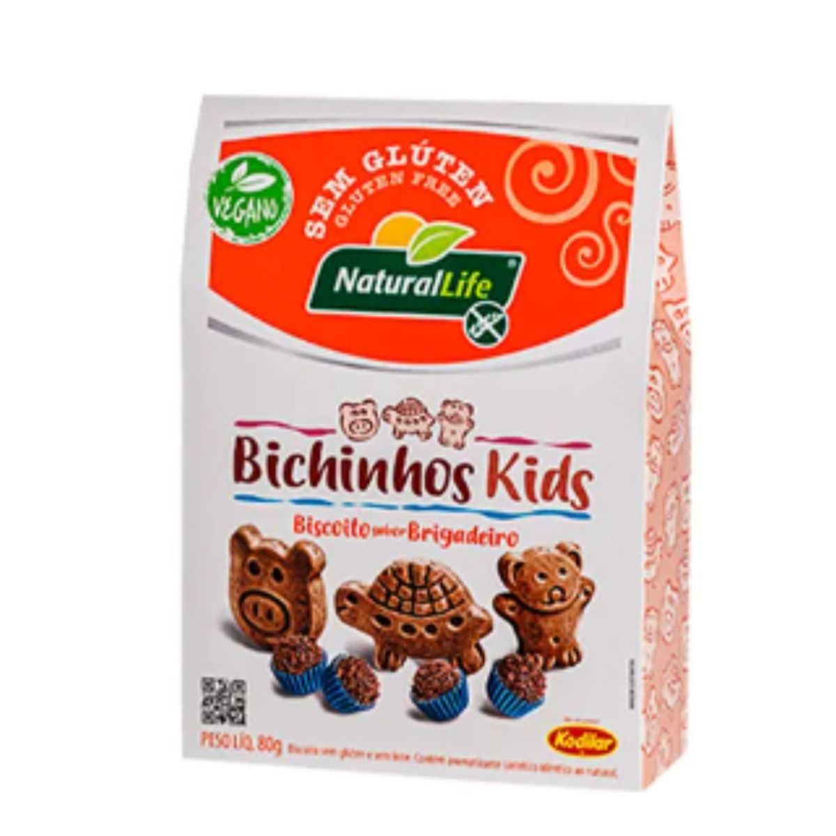 Biscoito-Vegano-Bichinhos-Kids-Morango-Kodilar-80g-Frente-