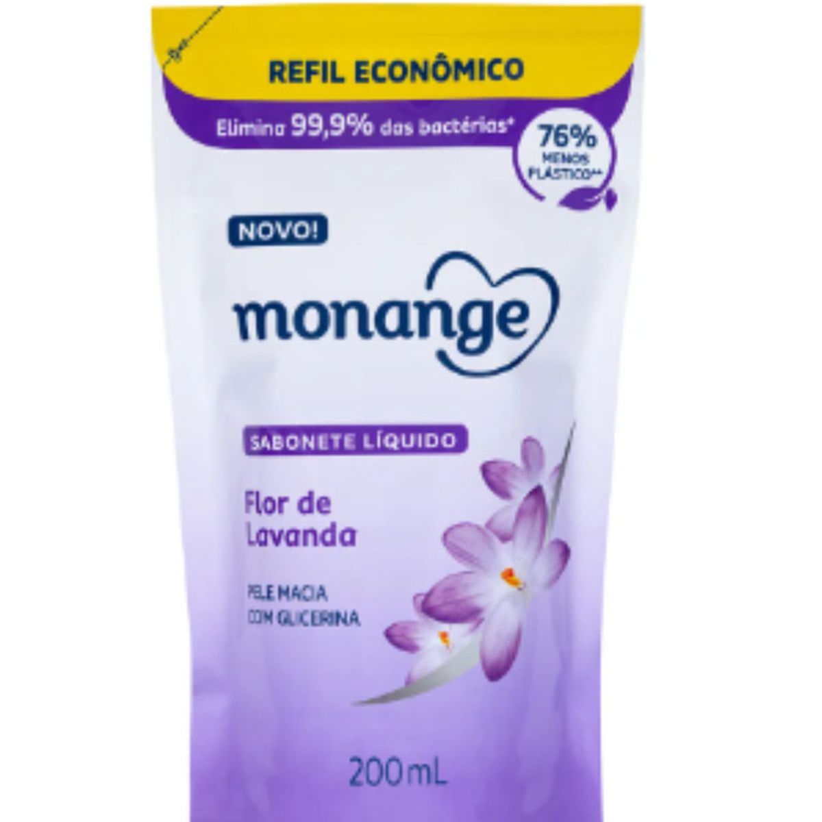 Sabonete-Liquido-Flor-De-Lavanda-Monange-200ml--Frente-