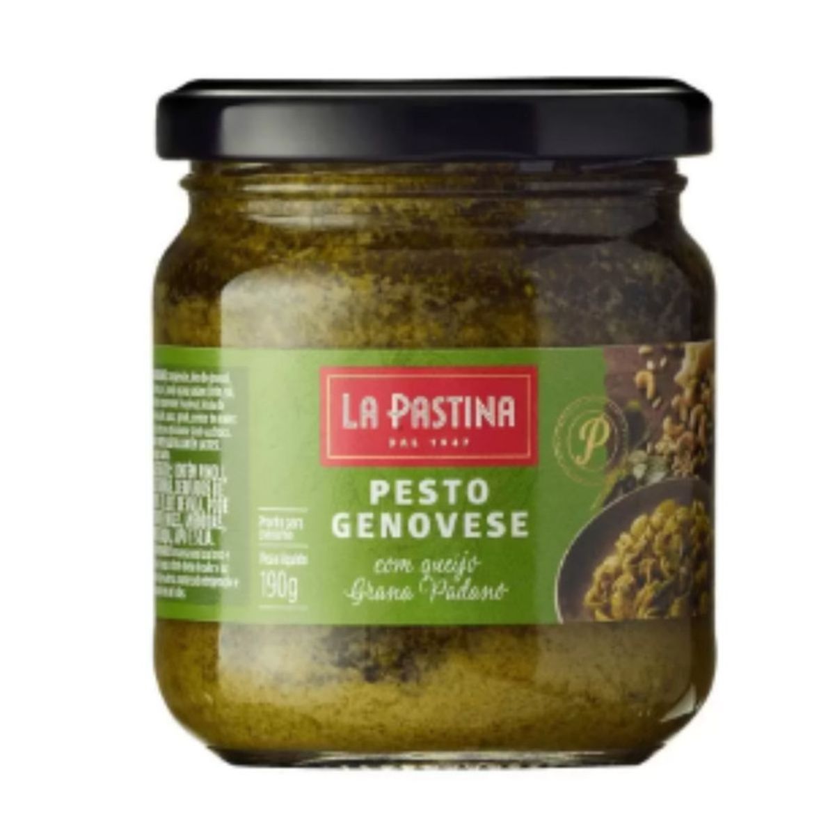 Molho-Pesto-Genovese-La-Pastina-190g-Frente-