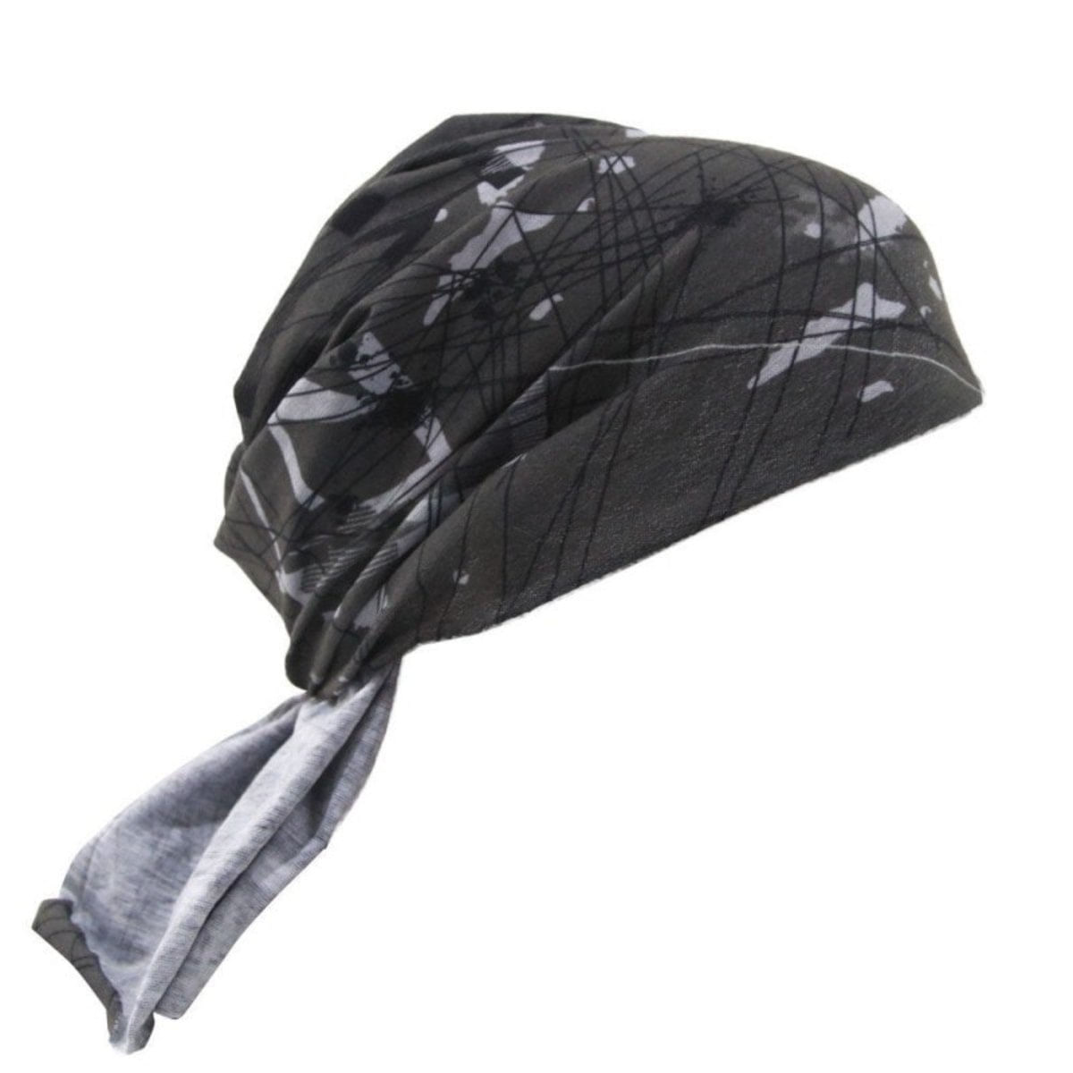 Bandana Estampada Fps 50 Preta Nautika Shatter