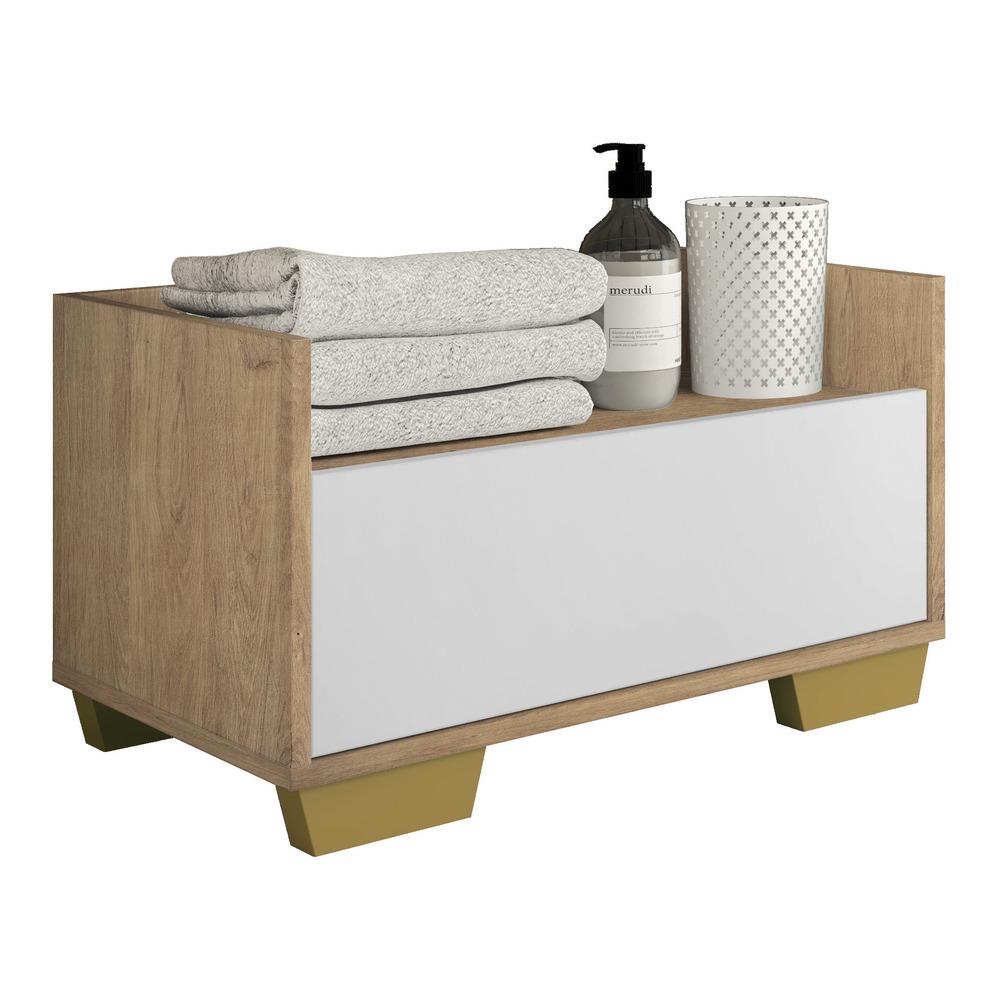 Rustic/Branco/Natural