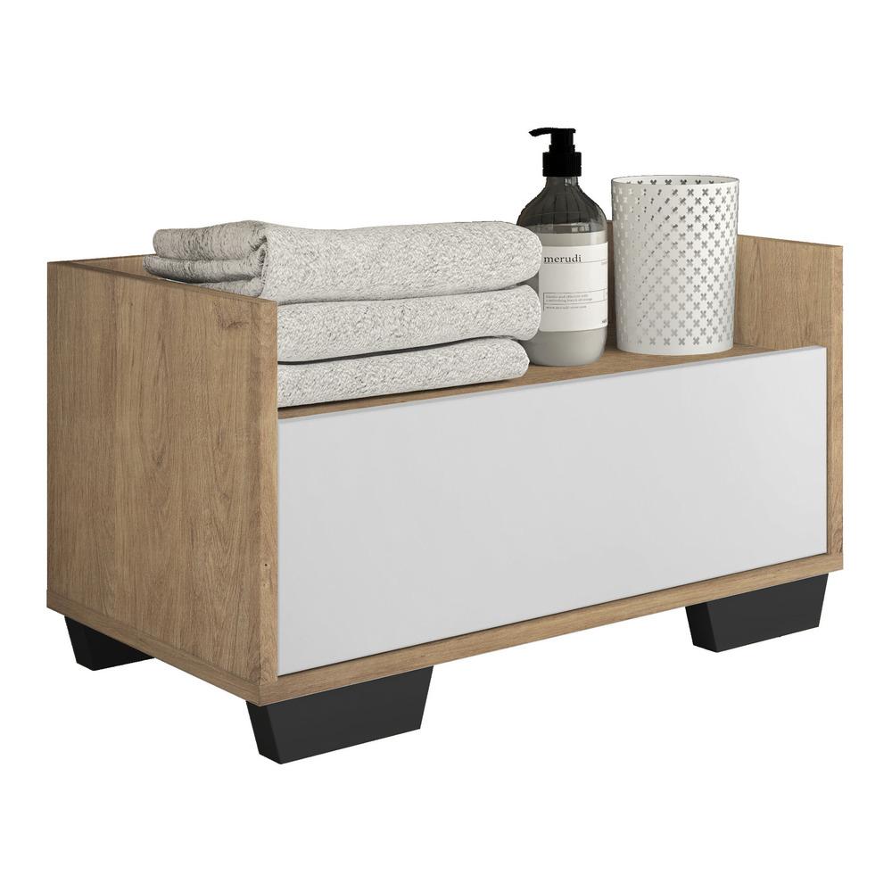 Rustic/Branco/Preto
