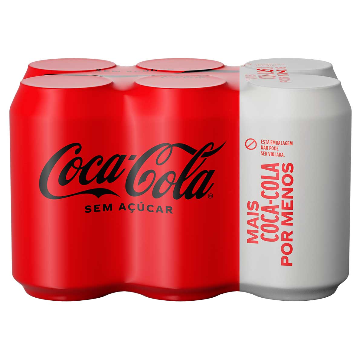 Pack Refrigerante Coca-Cola Original Garrafa 6 Unidades 600 ml Cada ...