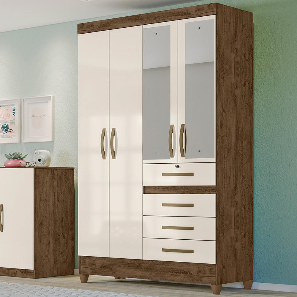 Castanho Wood / Off White