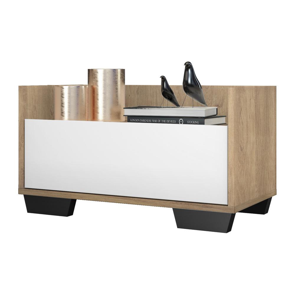 Rustic/Branco/Preto