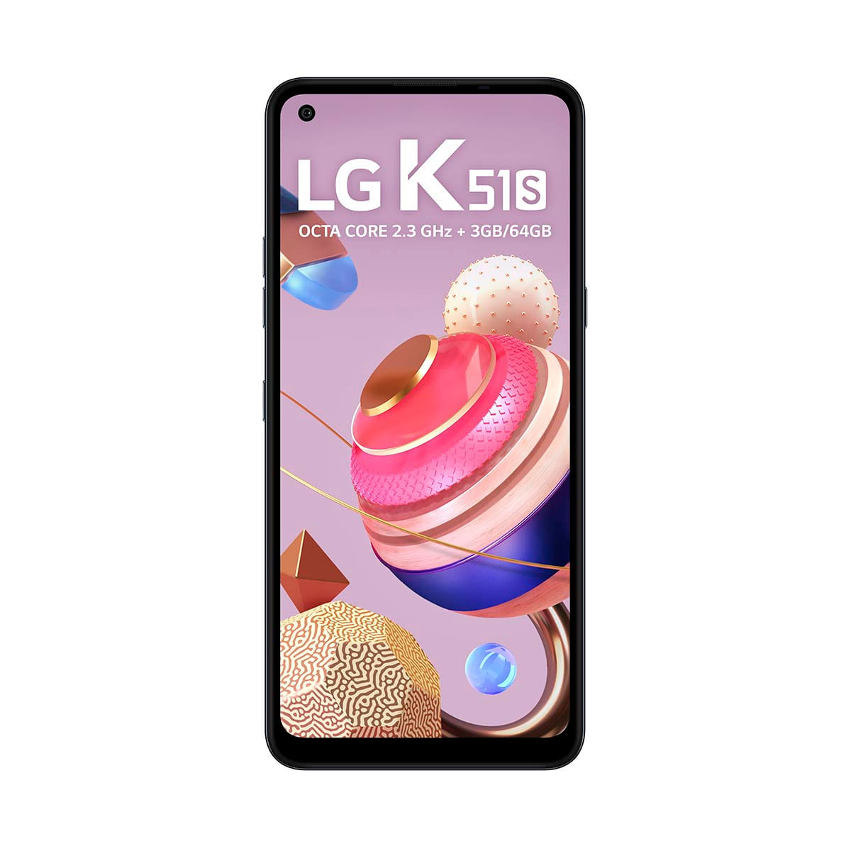 Smartphone Lg K51s 64Gb Titanium 4G Tela 6.5” Câmera Quádrupla 32Mp Selfie 13Mp Dual Chip Android 9.0 Pie