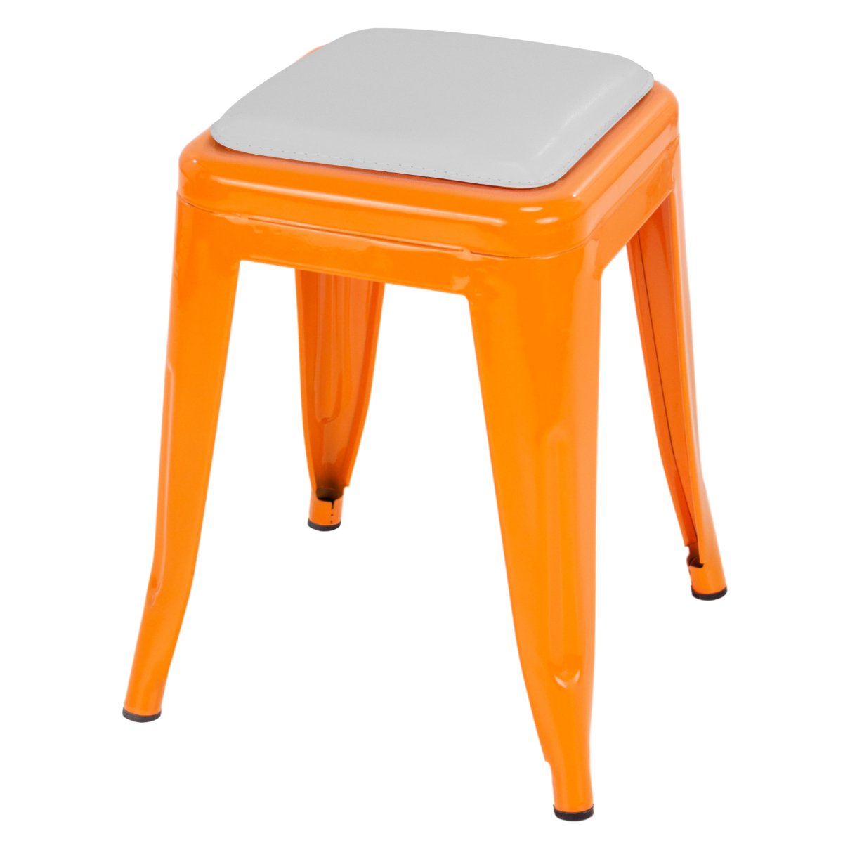 Laranja com almofada branca