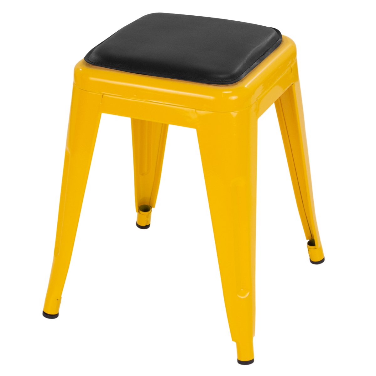 Amarelo com almofada preta