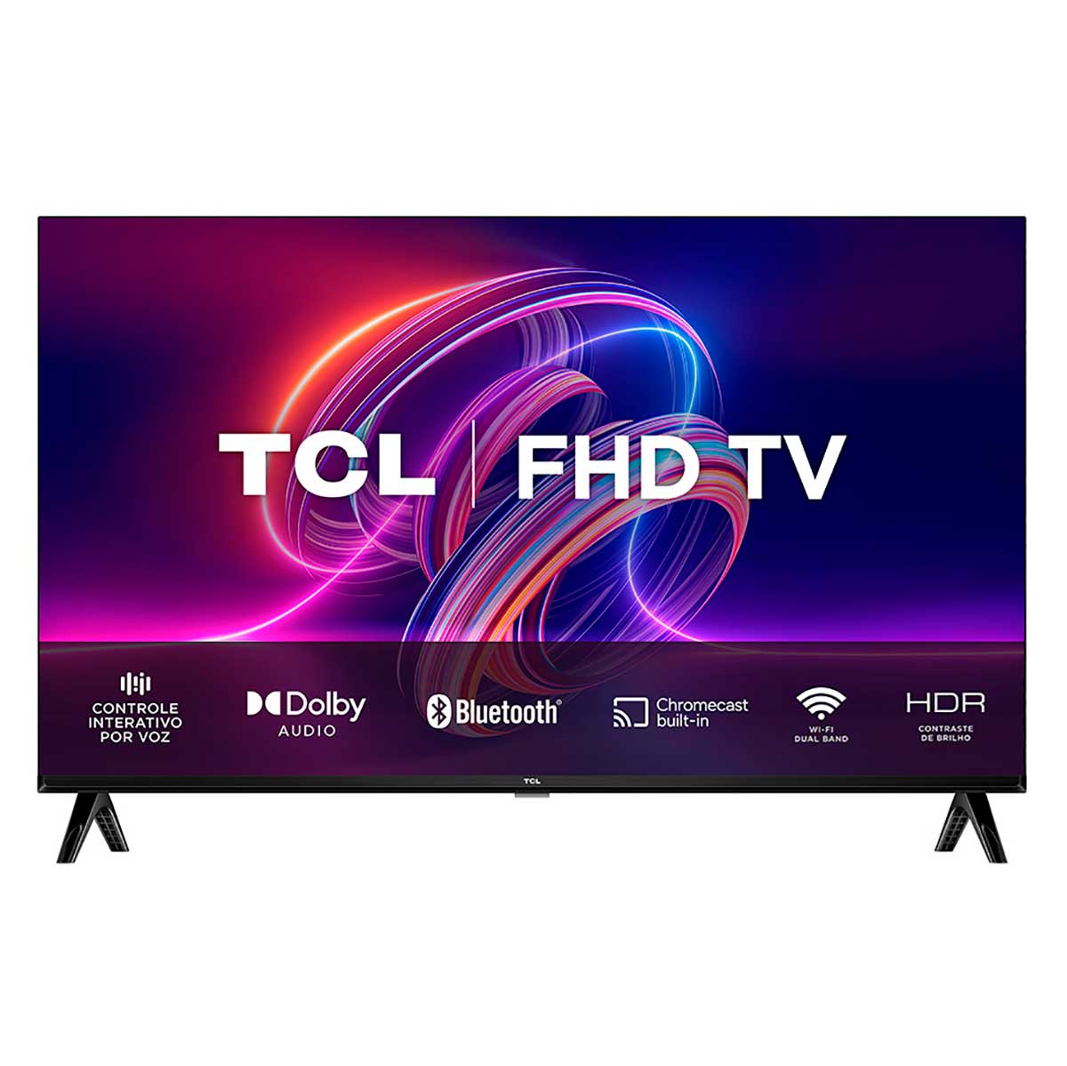 Imagem Smart Tv Tcl 32 Polegadas Full Hd Android Tv 32S5400af Led 2X Hdmi 1 Usb Hdr 10 Wifi