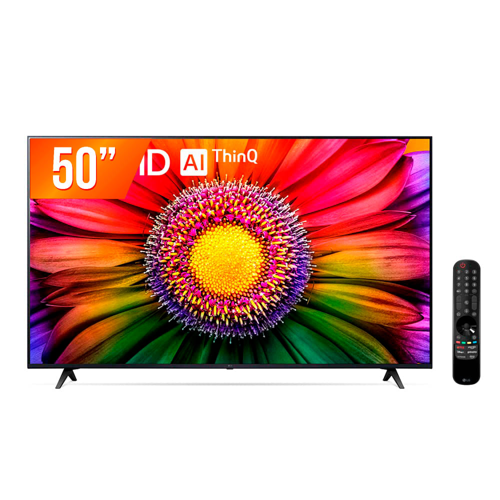 Imagem Smart Tv Led 50&Quot; Ultra Hd 4K Lg 50Ur8750psa Thinq Ai 3 Hdmi 2 Usb Wi-Fi Bluetooth Hdr10